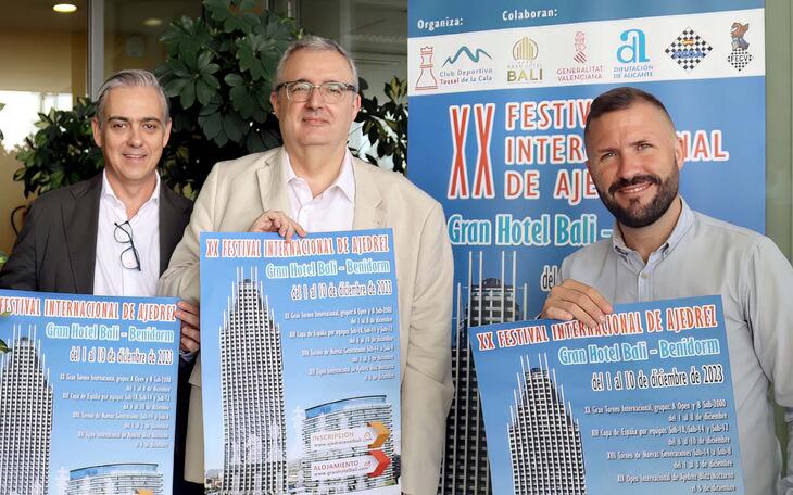 Presentada en Benidorm la XX edición del ‘Festival Internacional de Ajedrez’